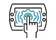 Touch panel icon
